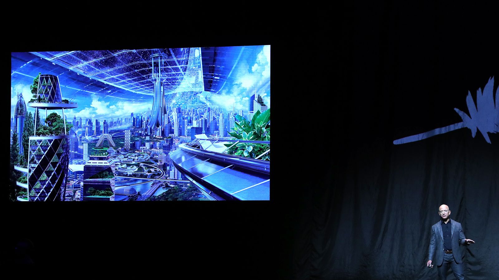 Blue Origin Amazon's Jeff Bezos unveils plans to send a spaceship to