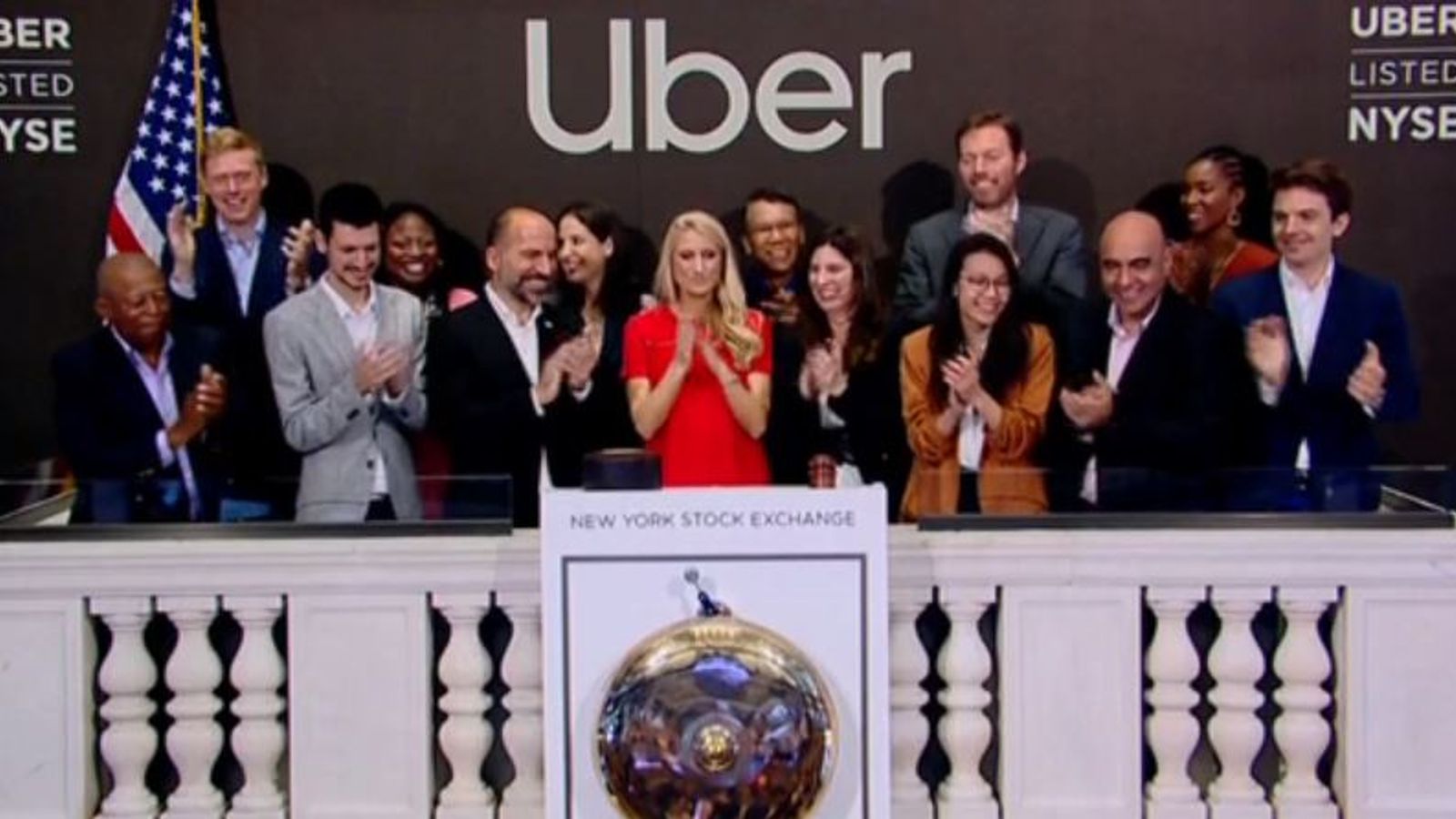 Uber shares fall below IPO on stock market debut | Business News | Sky News
