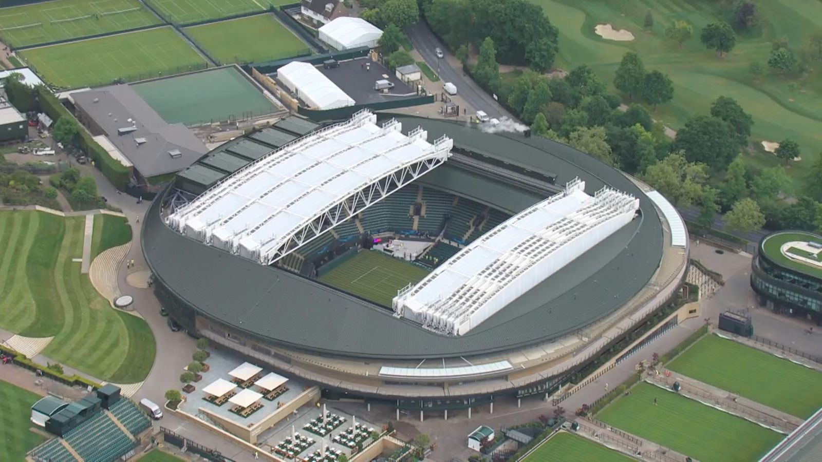 Wimbledon No 1 court roof unveiled with starstudded ceremony UK