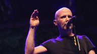 LOS ANGELES, CA - APRIL 21:  Moby performs on stage during The Humane Society Of The United States' To The Rescue! Los Angeles Gala at Paramount Studios on April 21, 2018 in Los Angeles, California.  (Photo by Tommaso Boddi/Getty Images)