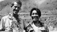 Edmund Hillary and Sherpa Tensing  were the first men to conquer Everest 
