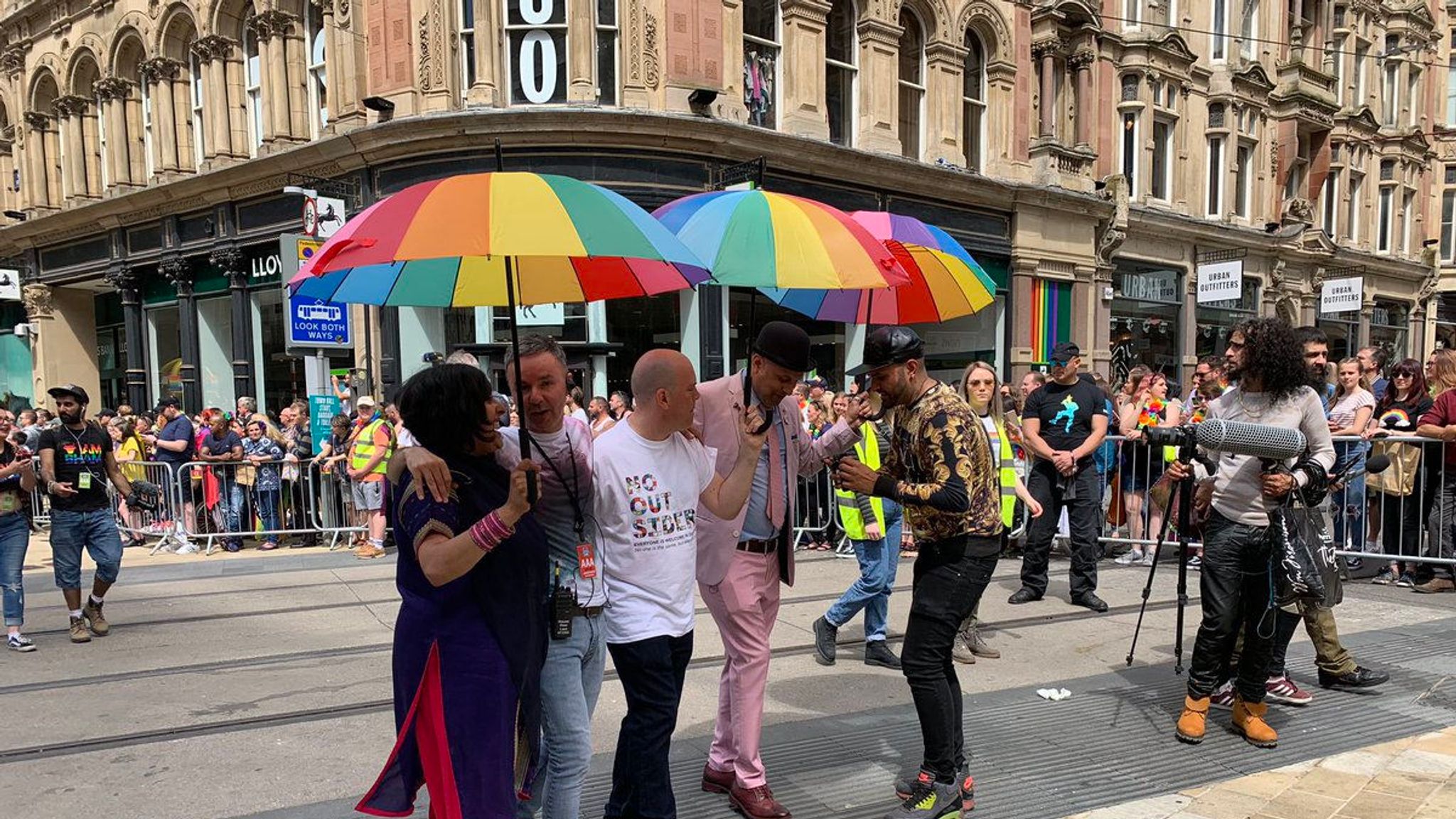 Teacher in LGBT classes row leads Birmingham Pride UK News Sky News