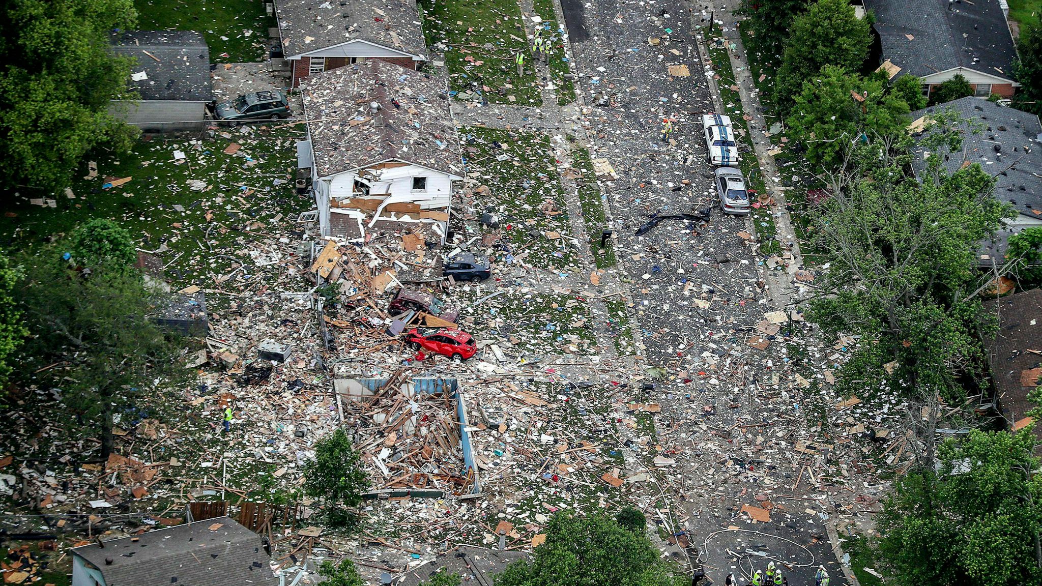 House explosion kills one person and injures two others in Indiana | US ...