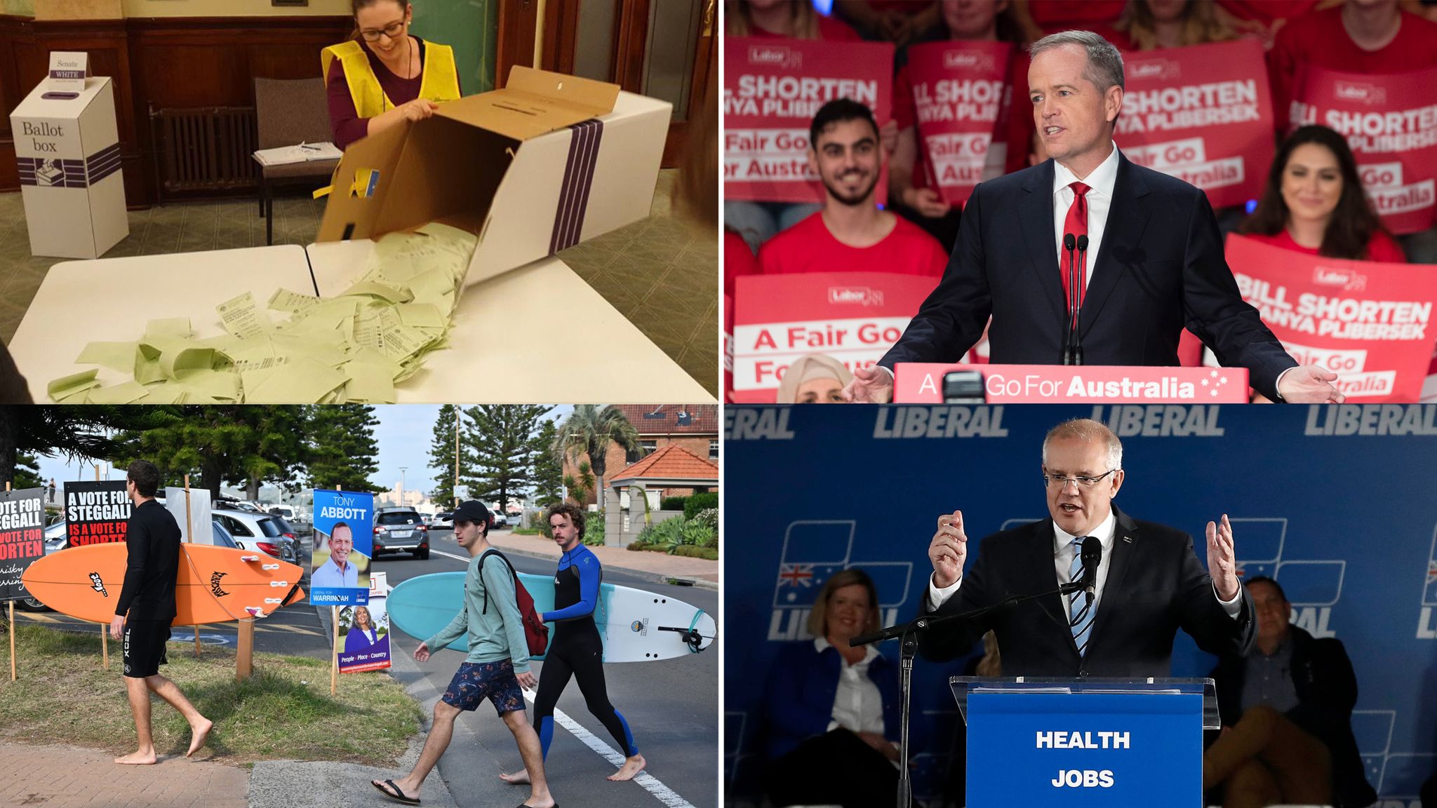 under in tight Australian election | News | Sky News