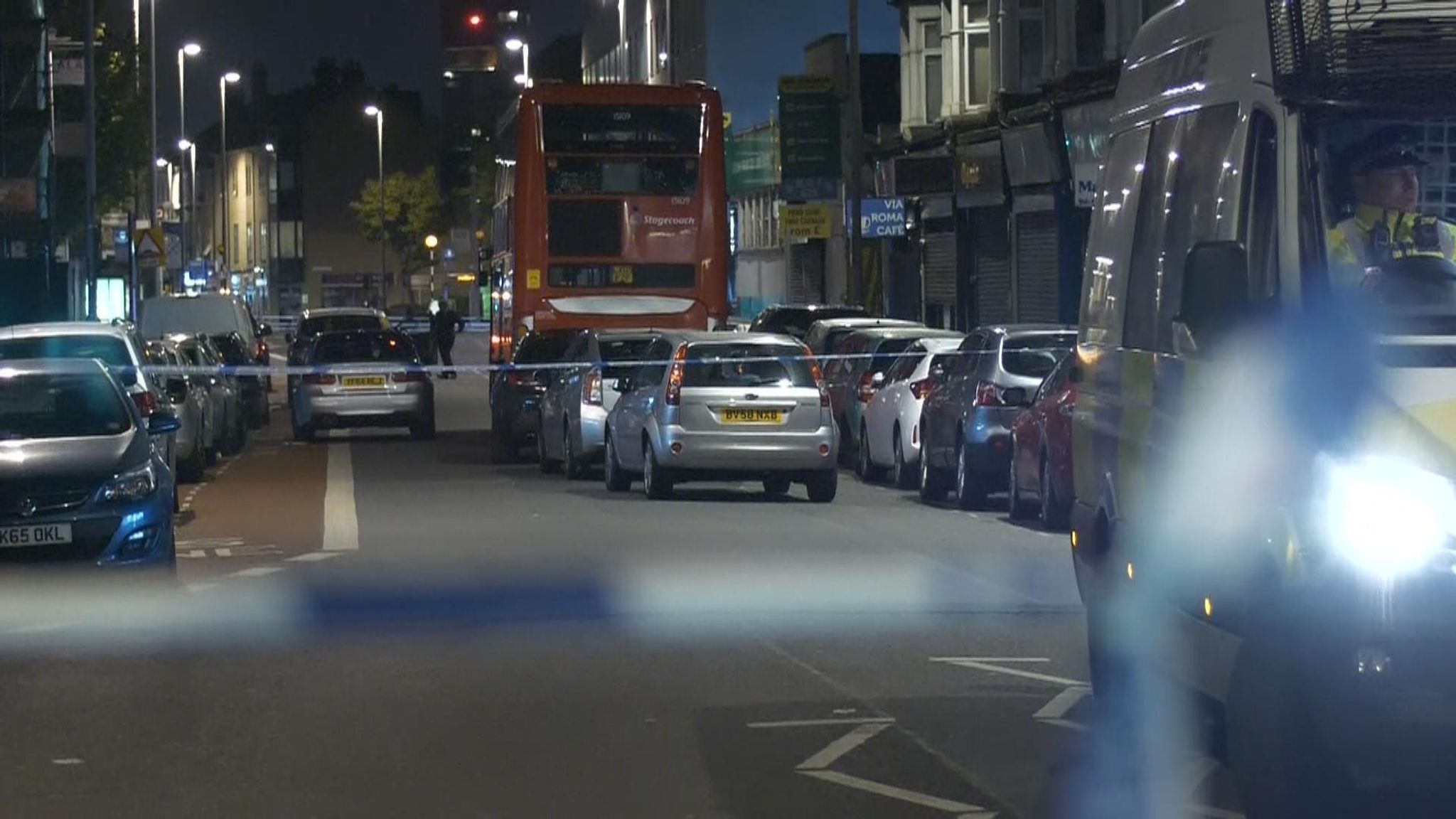 Three men in hospital after shooting in east London | UK News | Sky News