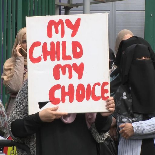 Teachers 'in tears' at school gates as row over LGBT classes worsens