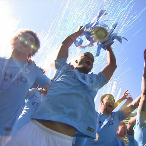 Manchester City win Premier League for second time in a row after victory over Brighton