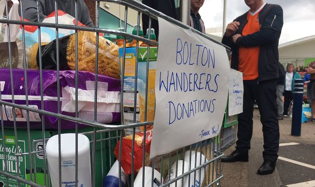 Bolton Wanderers: Food bank steps into feed unpaid staff