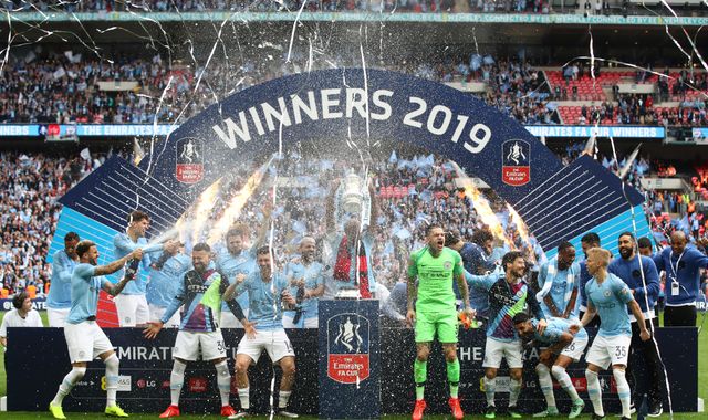 Manchester City win FA Cup to secure historic domestic football treble