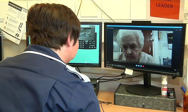 Video calls for the elderly are helping reduce strain on stretched NHS