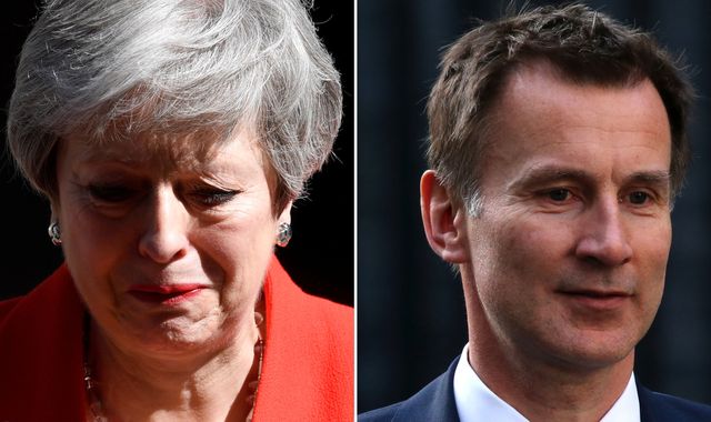 Top minister unveils leadership bid after May's tearful exit