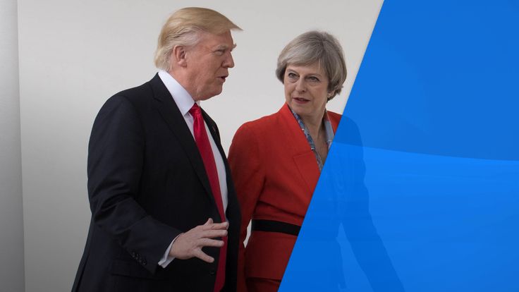 Donald Trump and Theresa May