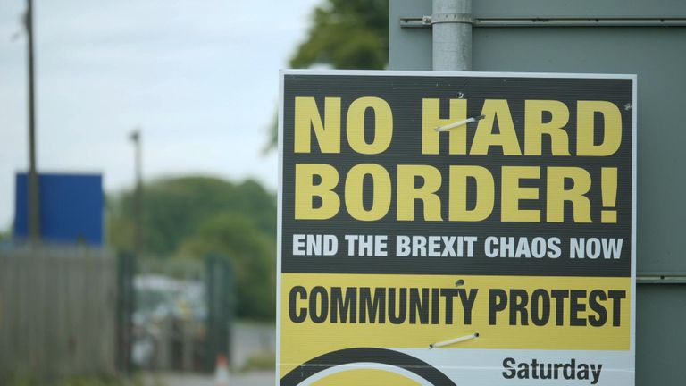 Mr Barclay made the comments near the border between Northern Ireland and the Republic