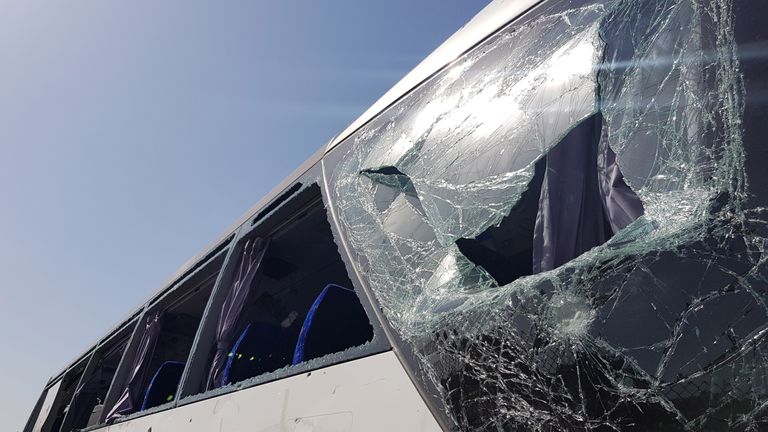 Bus blast in Cairo, Egypt