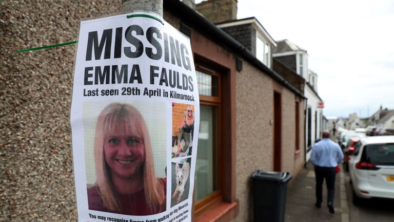 Emma Faulds has not been seen since 29 April