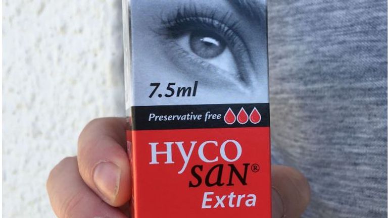 The eyedrops are priced at £9.95
