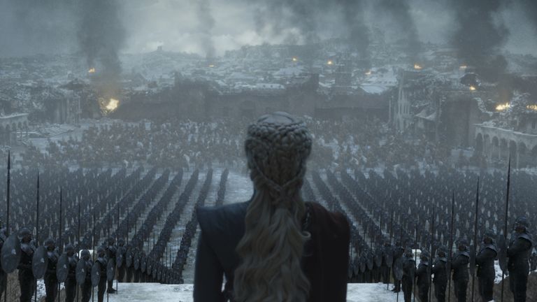Emilia Clarke as Daenerys Targaryen. Pic: HBO/Sky Atlantic
