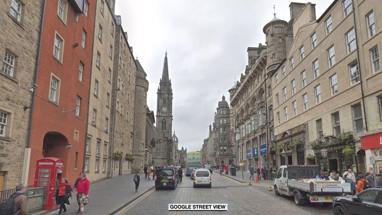 High Street in Edinburgh