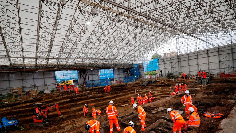 Work is well underway at the Euston terminus