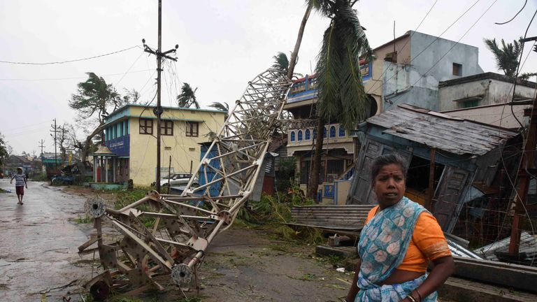 Cyclone Titli left a trail of destruction in Andhra Pradesh in 2018