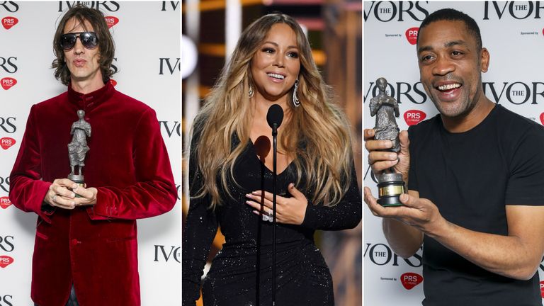 Ivor Novello Awards: Richard Ashcroft, The 1975, Mariah Carey and Wiley ...