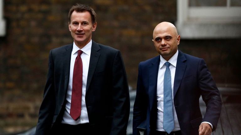 Jeremy Hunt and Sajid Javid have not ruled a no-deal Brexit