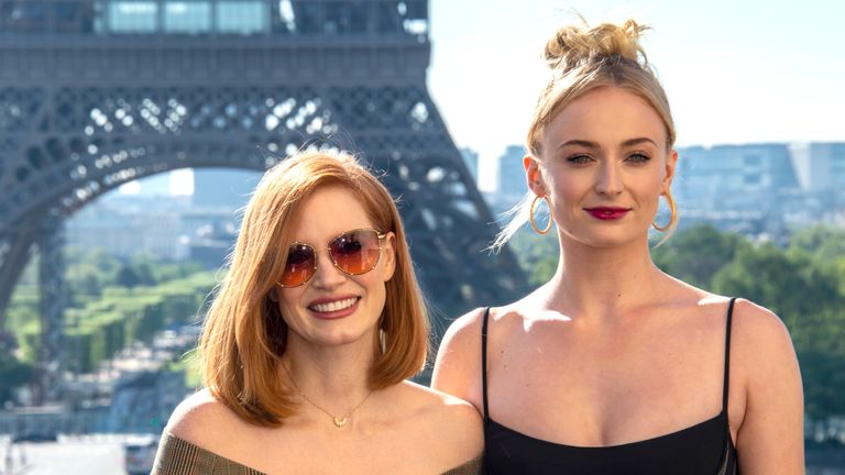 Jessica Chastain and Sophie Turner