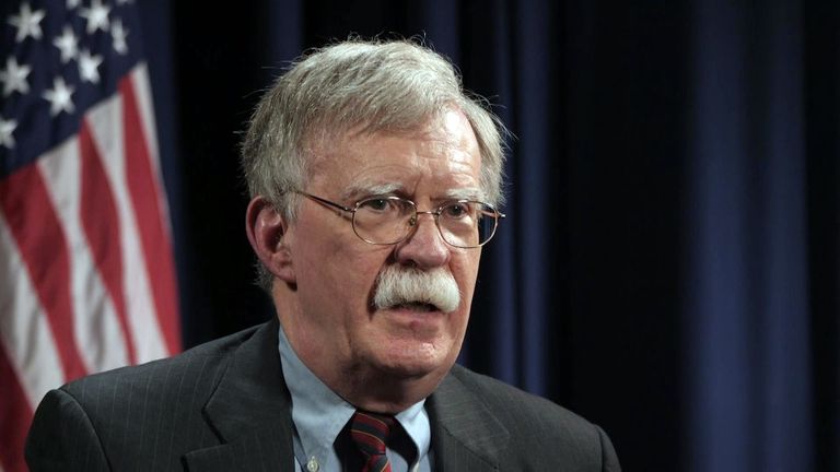 US National Security Adviser John Bolton