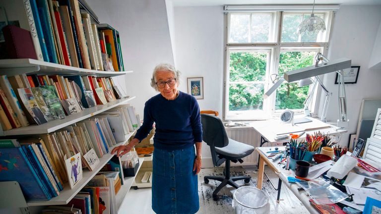 Judith Kerr at her home in west London in June 2018