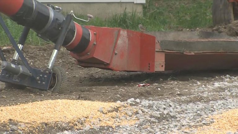 Mr Kaser stepped into a grain auger on his farm in Pender, Nebraska. Pic: ABC News