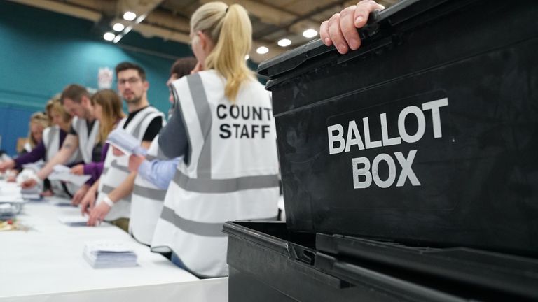 Stoke ballot counting
