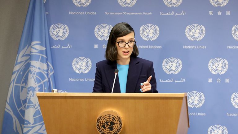 Millie Bobby Brown speaking after being appointed UNICEF's youngest-ever Goodwill Ambassador 