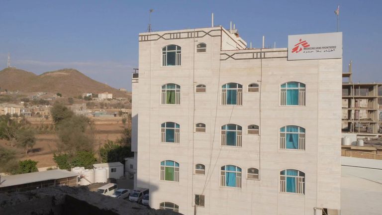 MSF&#39;s hospital in Taiz Houban. Pic: MSF