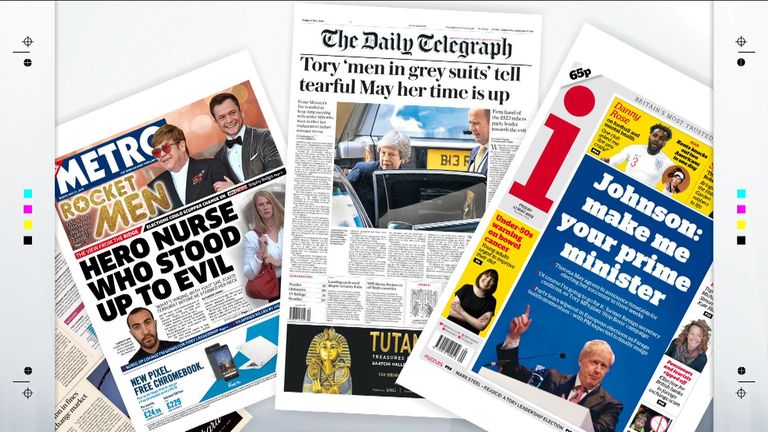 5 lines on sky for class 2 picture