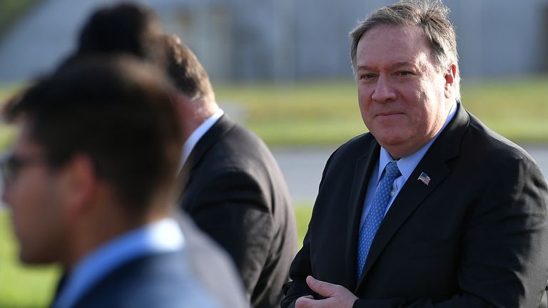 China didn&#39;t refer to Pompeo by name in their comments