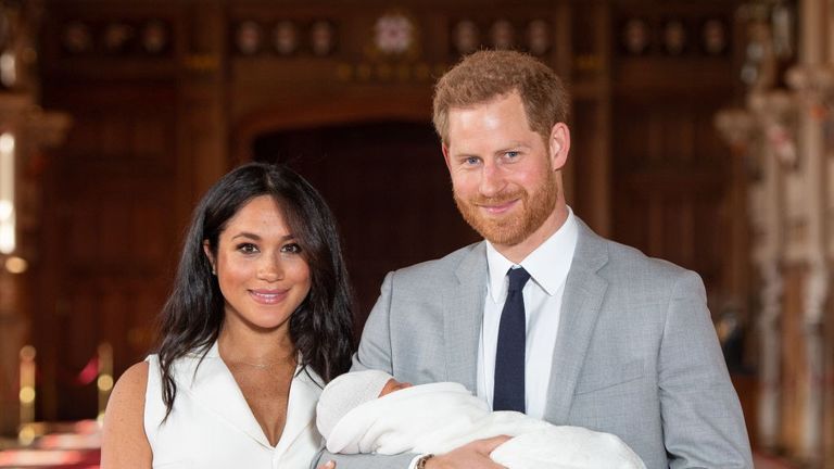 Prince Harry and Meghan&#39;s son Archie will be less than four weeks old when the president visits