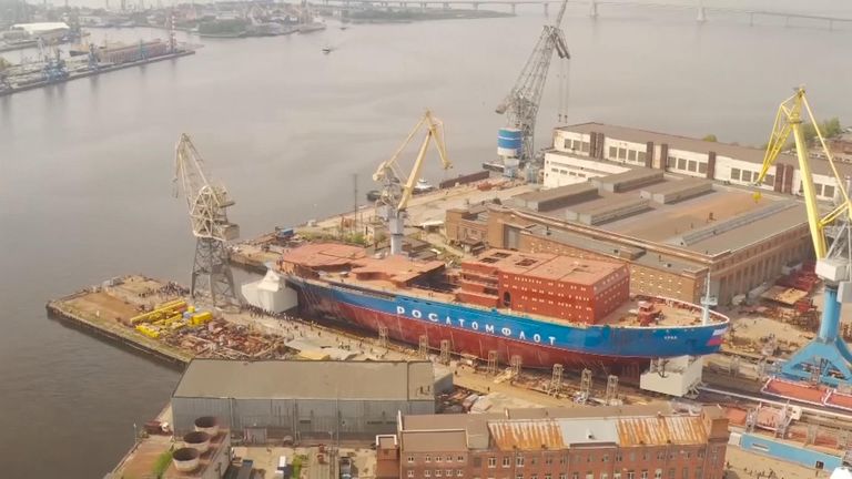 Russia has launched a nuclear-powered icebreaker