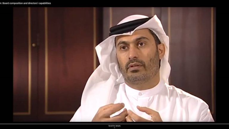 Sheikh bin Zayed Al Nehayan tried to buy Liverpool last year but the bid was &#39;not credible&#39;. Pic: YouTube