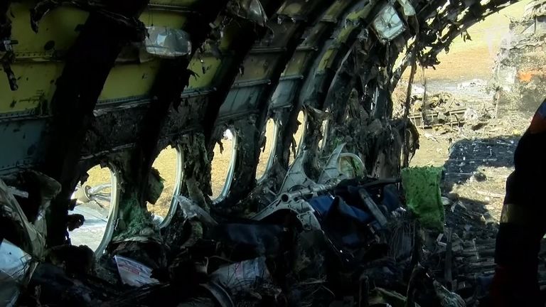 The inside of the jet 