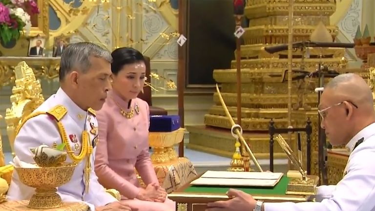 Image result for Thai King marries bodyguard