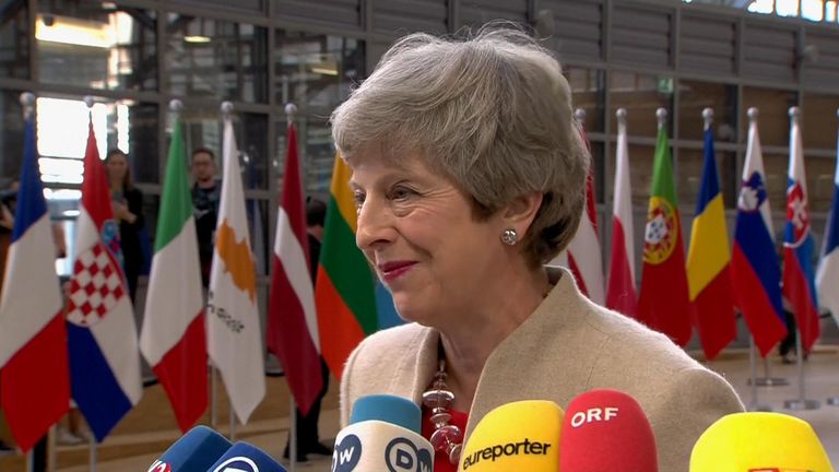 Theresa May has stressed Brexit is now a matter for her successor as she arrived at a European Union summit in Brussels.