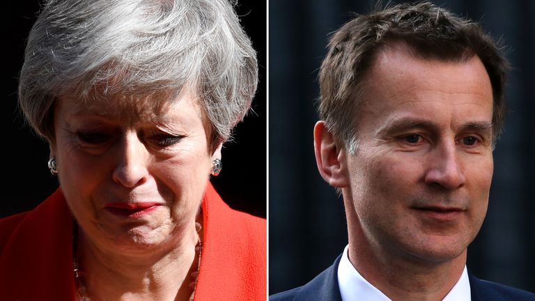 Jeremy Hunt has announced his bid to become prime minister following Theresa May's resignation