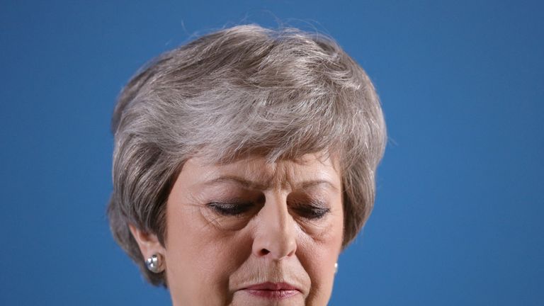 Theresa May faced anger from her own party as the results became clear on Friday