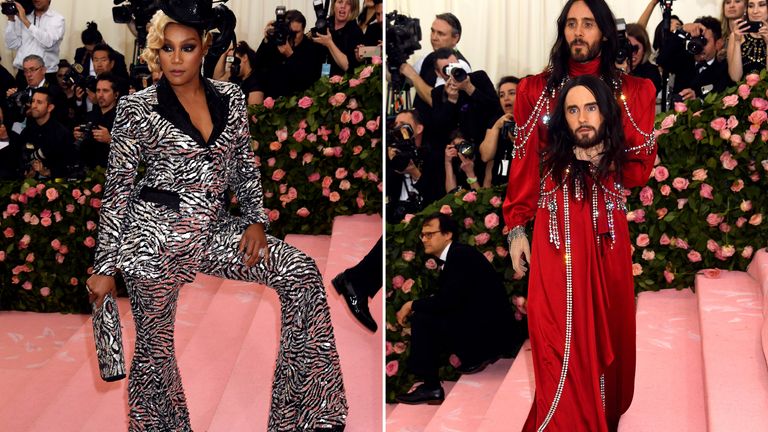 Actors Tiffany Haddish and Jared Leto