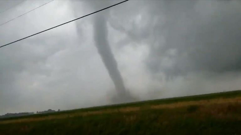 'Our house is gone': Tornadoes hit Oklahoma | US News | Sky News