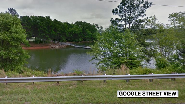 The man drowned in West Point Lake, which has an average depth of almost 4m (13ft)