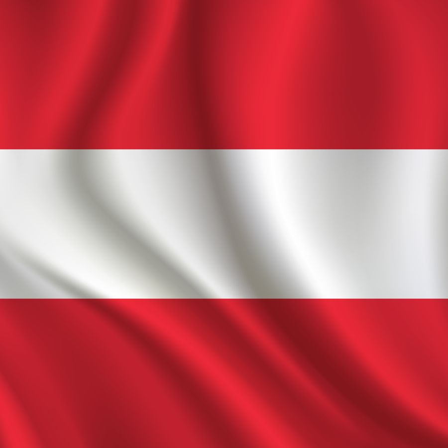 The Austrian flag