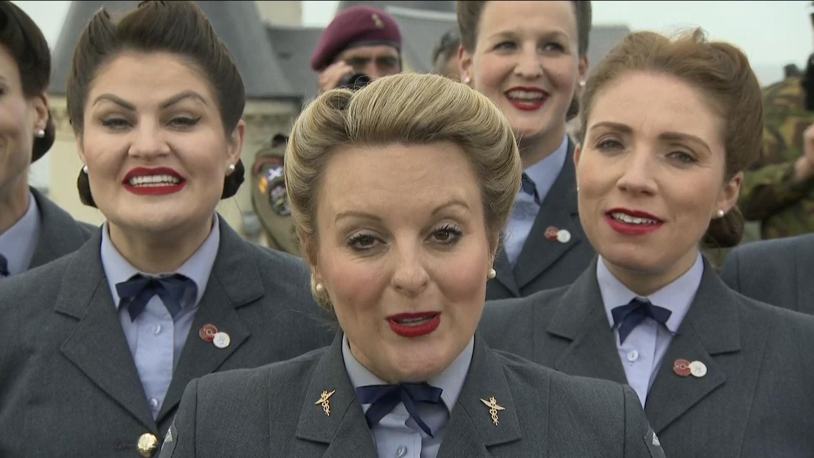 DDay Darlings serenade the servicemen UK News Sky News