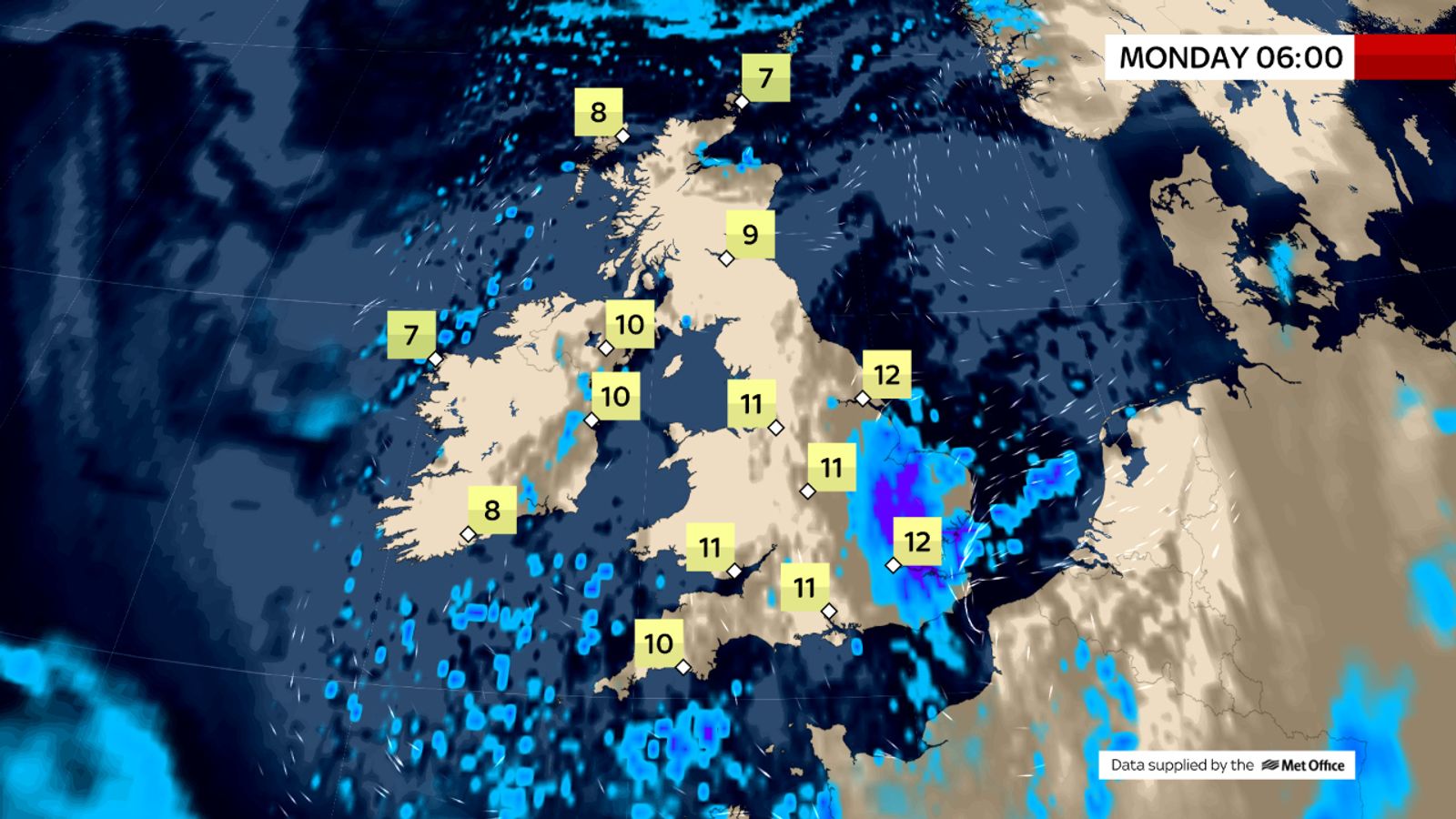 UK weather forecast: Parts of country could see month's worth of rain ...