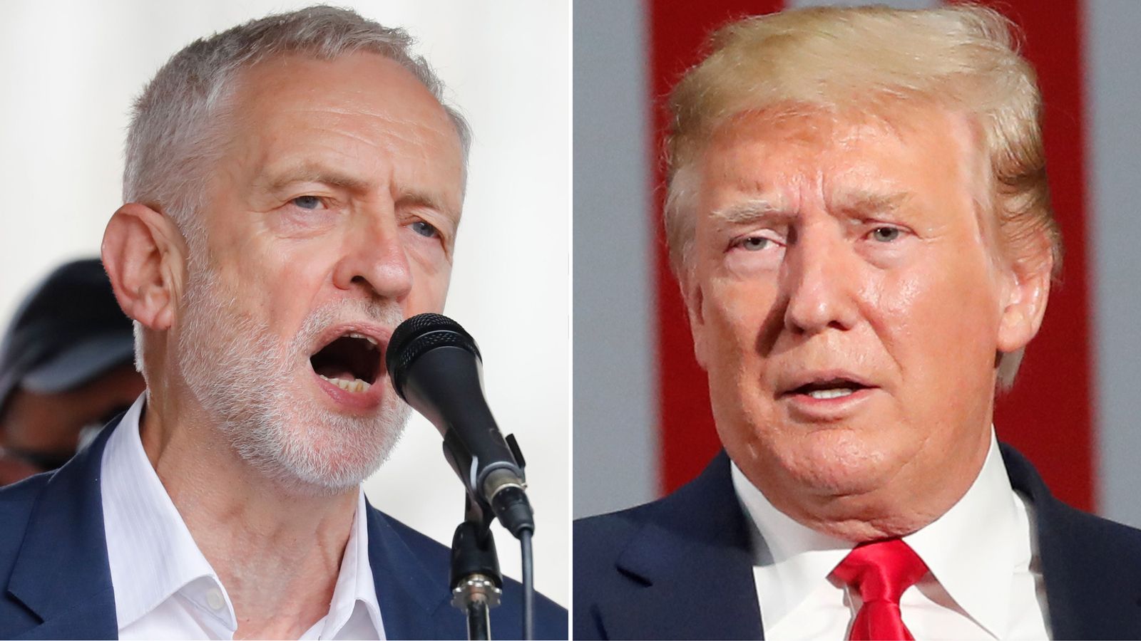 Donald Trump Rejects Meeting With 'negative Force' Jeremy Corbyn During ...